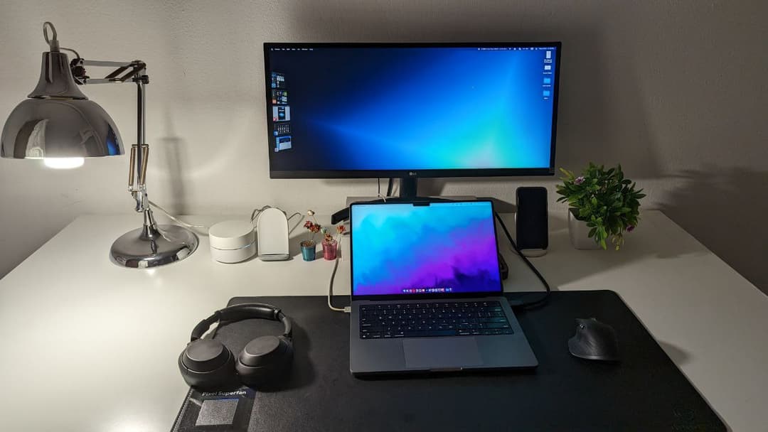 engineer desk setup