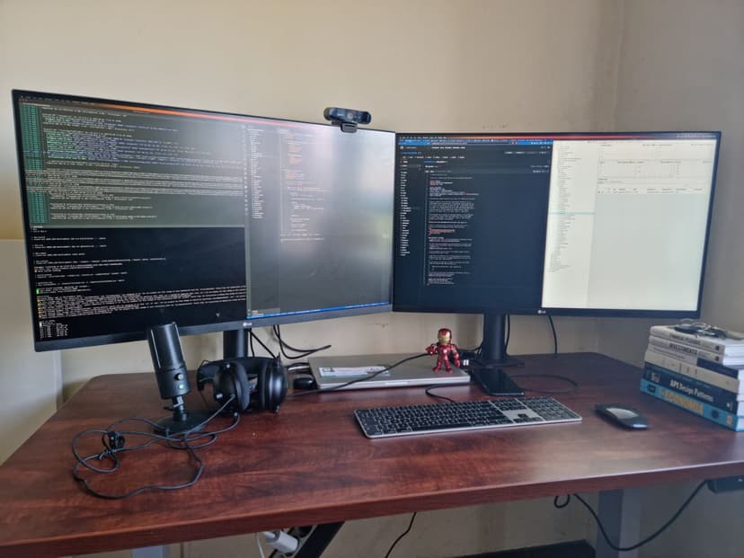 engineer desk setup